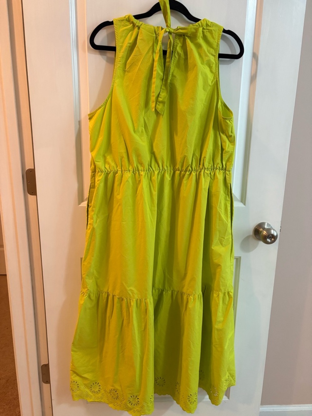 Ava & Viv Neon Lime Sleeveless Dress - Picture 2 of 4